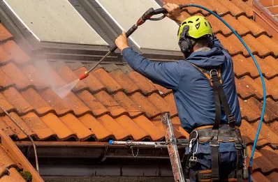 Démoussage et hydrofuge de toiture à Sercus