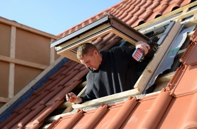 Pose de fenêtres de toit Velux à Sercus